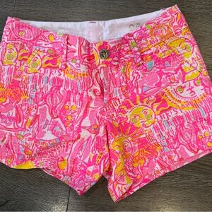 Lilly Pulitzer Callahan Light Pink Shorts Size 0